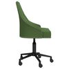 vidaXL Chaises pivotantes &agrave; manger lot de 4 Vert fonc&eacute; Velours
