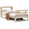 vidaXL Cadre de lit avec t&ecirc;te de lit sans matelas 90x190 cm