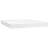 vidaXL Matelas de lit &agrave; ressorts ensach&eacute;s fermet&eacute; moyenne Blanc 180x200x20 cm