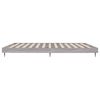 vidaXL Cadre de lit sans matelas sonoma gris 160x200cm bois ing&eacute;nierie