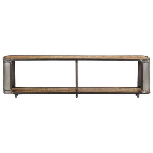 vidaXL Meuble TV 150x30x40 cm Bois massif de manguier