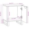 vidaXL Cabinet de chevet Noyer 40 x 33 x 46 cm Bois d'acacia massif