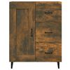 vidaXL Buffet Ch&ecirc;ne fum&eacute; 69,5x34x90 cm Bois d'ing&eacute;nierie