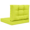 vidaXL Coussin de canap&eacute; d'ext&eacute;rieur 2 pcs Vert Polyester