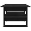 vidaXL Table basse Ch&ecirc;ne noir 102 x 55 x 42 cm Bois d'ing&eacute;nierie