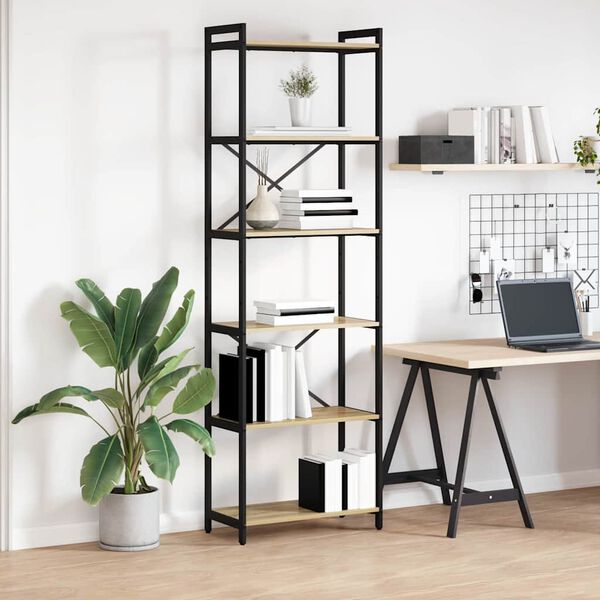 vidaXL &Eacute;tag&egrave;re Ch&ecirc;ne Sonoma 40 x 30 x 85 cm Bois d'ing&eacute;nierie