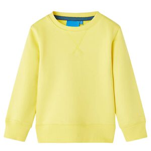 Sweat-shirt pour enfants jaune clair 104