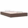 vidaXL Cadre de lit ottoman sans matelas marron 140x200 cm similicuir