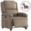 vidaXL Fauteuil inclinable &eacute;lectrique Cappuccino Similicuir