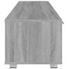 vidaXL Meuble TV Sonoma gris 140x40x35 cm Bois d'ingénierie
