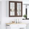 vidaXL Armoire de cuisine Ch&ecirc;ne brun 80 x 31 x 80 cm Bois d'ing&eacute;nierie