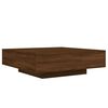 vidaXL Table basse ch&ecirc;ne marron 100x100x31 cm bois d'ing&eacute;nierie