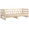 vidaXL Lit coulissant sans matelas bois de pin massif 2x(90x200) cm