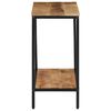 vidaXL Table console 70x35x70 cm bois de manguier massif brut