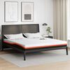 vidaXL Matelas Blanc et Noir 180 x 200 cm Tissu jacquard