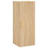 vidaXL Buffet haut Ch&ecirc;ne sonoma 34,5x34x180 cm Bois d'ing&eacute;nierie