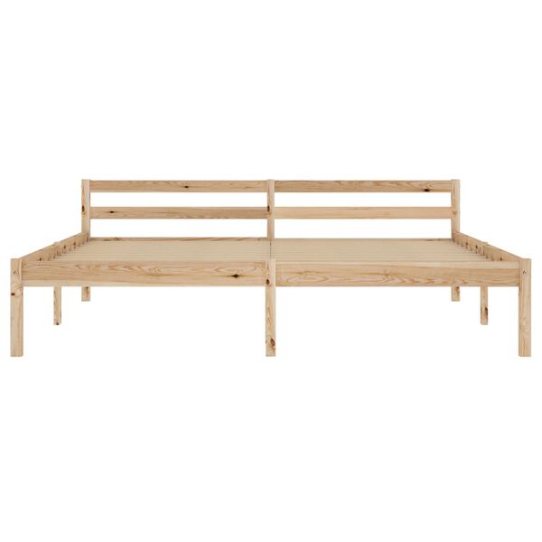 vidaXL Cadre de lit sans matelas bois massif de pin 180x200 cm