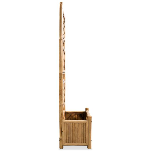 vidaXL Lit surélevé de jardin avec treillis Bambou 40 cm