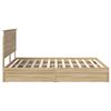 vidaXL Lit de Rangement Ch&ecirc;ne Sonoma 160 x 200 cm Bois d'ing&eacute;nierie