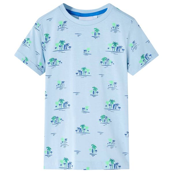 T-shirt pour enfants bleu clair 104