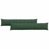 vidaXL Coussins de canapé 2 pcs Vert foncé 200 x 40 cm