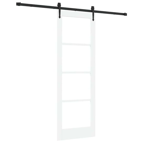 vidaXL Porte coulissante ORKDAL Blanc 73,5 x 211 cm