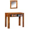 vidaXL Table de Toilette Marron 90 x 45 x 75 cm Bois d'acacia massif