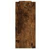vidaXL Organisateur de bureau chêne fumé 38,5x17x39 cm bois ingénierie
