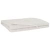 vidaXL Couverture Pond&eacute;r&eacute;e Blanc 150 x 200 cm 11 kg 100% Coton 205T