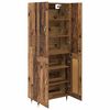 vidaXL Haut Armoire Bois Ancien 69,5 x 34 x 180 cm Bois d'ing&eacute;nierie