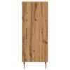 vidaXL Buffet ch&ecirc;ne artisanal 34,5x34x90 cm bois d'ing&eacute;nierie