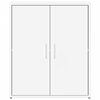 vidaXL Buffets 2 pcs blanc 60x31x70 cm bois d'ing&eacute;nierie