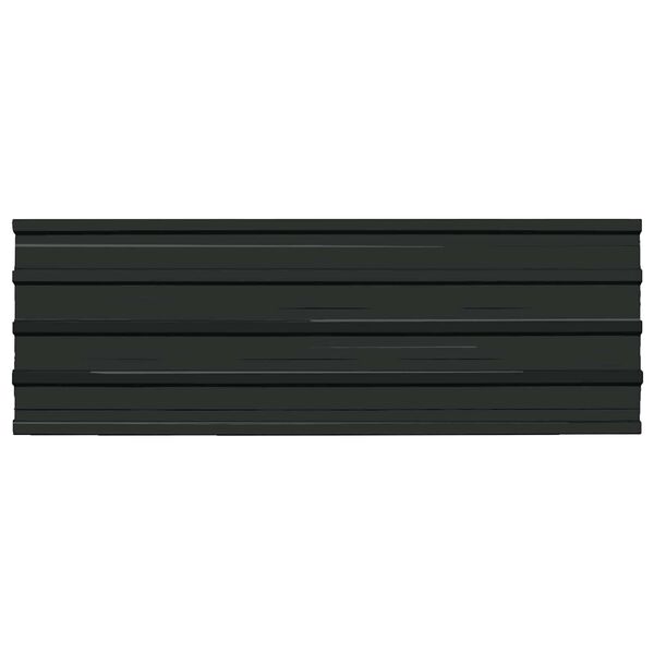 vidaXL Panneau de toiture 12 pcs Anthracite 129 x 45 cm