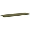 vidaXL Coussin de banc SOEST 100 % polyester Vert olive