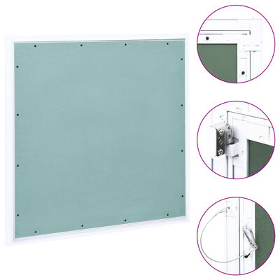 vidaXL Panneau d'accès Cadre en aluminium plaque de plâtre 500x500 mm