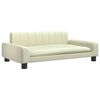 vidaXL Canap&eacute; pour enfants cr&egrave;me 90x53x30 cm similicuir