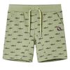 vidaXL Short pour enfants avec cordon de serrage kaki clair 128