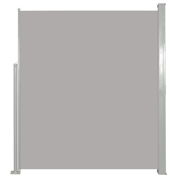 vidaXL Auvent latéral rétractable de patio 160 x 300 cm Gris