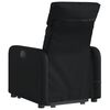 vidaXL Fauteuil inclinable de massage Noir Similicuir