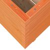 vidaXL Jardini&egrave;re cire marron 70x70x72 cm bois de pin massif