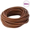 vidaXL Corde en Cuir Marron Clair Ø5 mm x 50 m Cuir