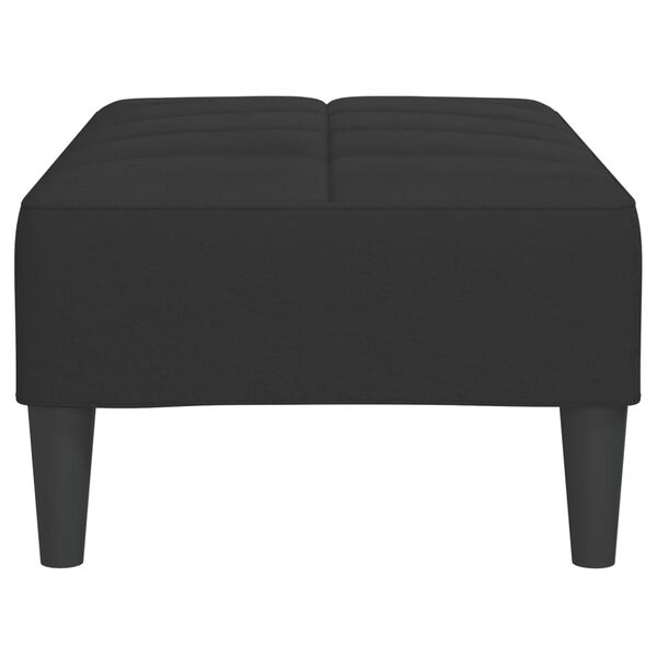 vidaXL Repose-pied Noir 78x56x32 cm Velours