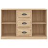 vidaXL Buffet ch&ecirc;ne sonoma 104,5x35,5x67,5 cm bois d'ing&eacute;nierie