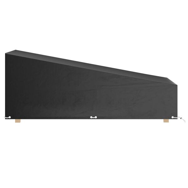 vidaXL Housses pour chaise longue 2 pcs 12 œillets 205x75x40/70 cm PE