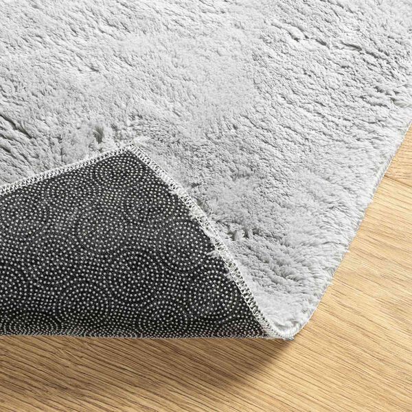 vidaXL Tapis de surface Rectangulaire HUARTE Gris 300 x 80 cm