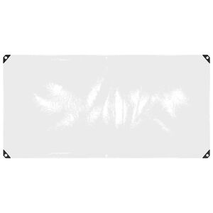 vidaXL B&acirc;che avec &oelig;illets Transparent 1 x 2 m Poly&eacute;thyl&egrave;ne