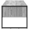 vidaXL Table basse Gris Sonoma 100 x 46 x 40 cm Bois d'ing&eacute;nierie