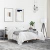 vidaXL Cadre de lit sans matelas chêne fumé 135x190 cm