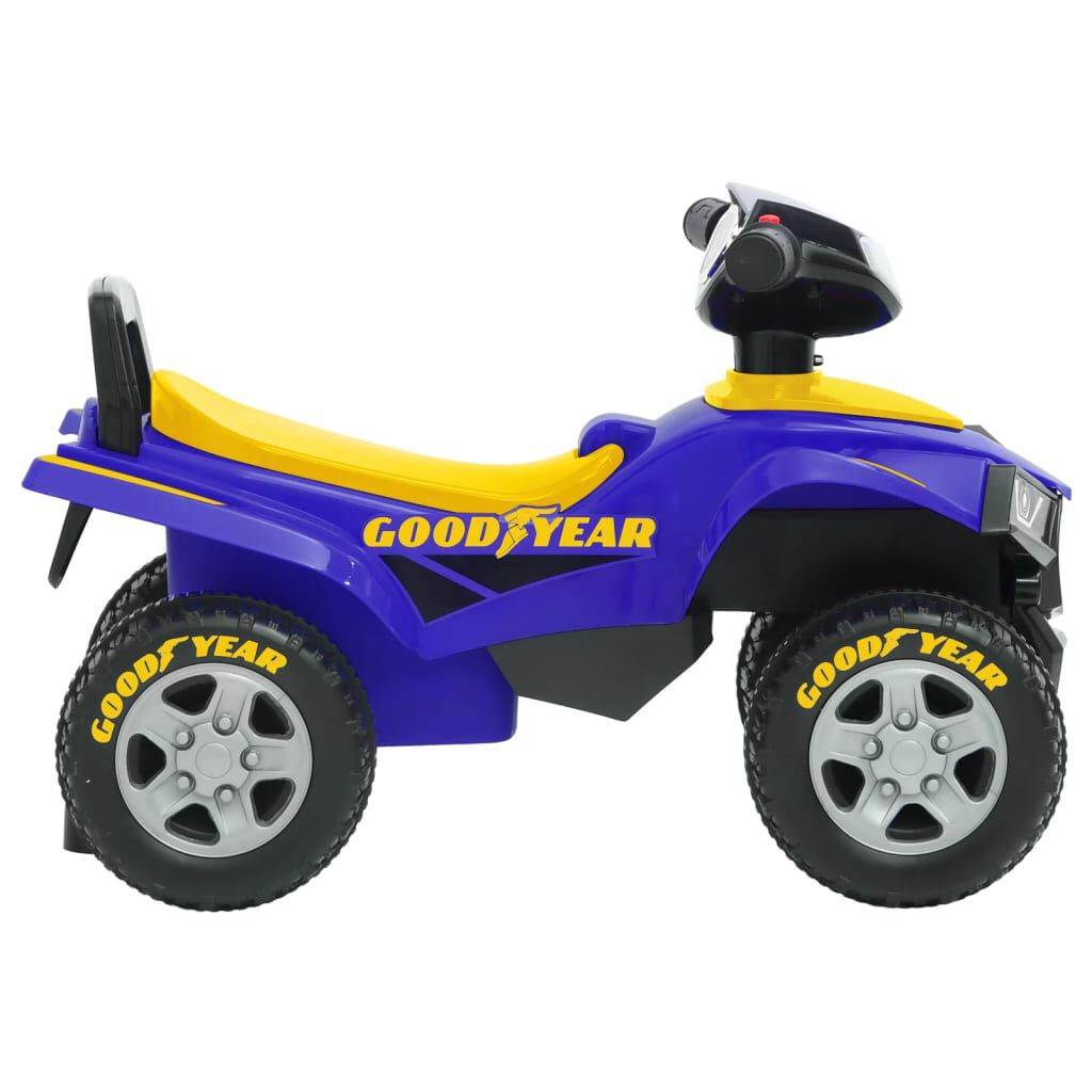 vidaXL Voiture enfourcher jouet Good Year Bleu vidaXL