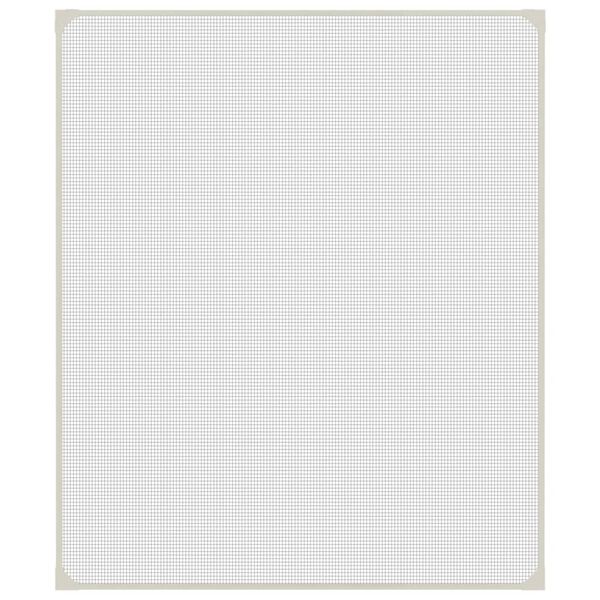 vidaXL Moustiquaire magnétique pour fenêtres blanc 100x120 cm
